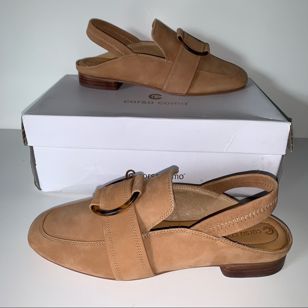 New Corso Como Flats Women Size 8.5 Endya Brown